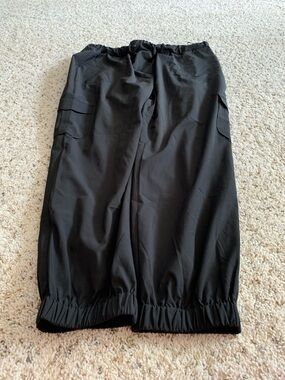 Lisa Rinna Collection Black Elastic Waist Pull-On Pants